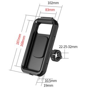 M18L Emplacement de moto étanche à vélo de vélo arrière