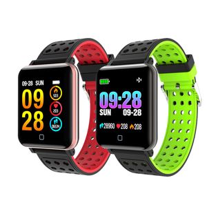 M19 Pulsera inteligente Reloj Rastreador de ejercicios Oxígeno sanguíneo Presión arterial Monitor de ritmo cardíaco Reloj de pulsera inteligente Reloj impermeable para iPhone Android