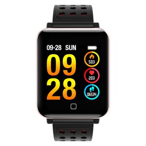 M19 inteligente pulsera rastreador de ejercicios presión de oxígeno de la sangre arterial monitor de ritmo cardíaco del deporte del reloj del reloj inteligente a prueba de agua para el iPhone Android