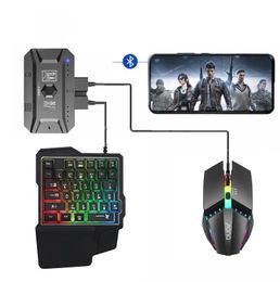 M1pro Mobiele Controller Gaming Toetssenbord MUIS Converter PUBG Gamepad Bluetooth 50 pour Android Adapter 240418