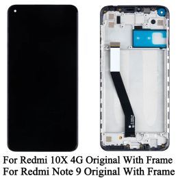 M2003J15SC M2003J15SG M2003J15SS Pantalla original para Xiaomi Redmi Nota 9 Conjunto de digitalizador de pantalla LCD para Redmi 10x 4G Pantalla