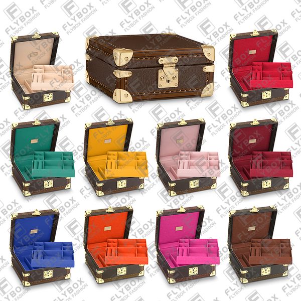 M20040 M13513 Sac de cosmétique bijoux Boîte en cuir Watch Rangement Case de toilette Sac de mode Mode Designer de luxe de qualité supérieure