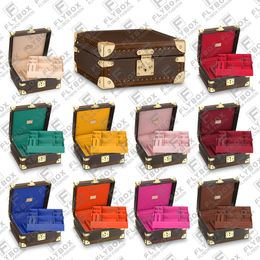 M20040 M13513 Sacs de cosmétique Boîte bijoux Boîte en cuir Case de rangement de rangement Sac de toilette Ladies Fashion Luxury Designer de qualité supérieure