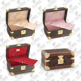 M20292 M10138 M47023 Coffret Tresor 24 Estuche de almacenamiento para cosméticos Caja de joyería Bolsa de artículos de tocador Moda para mujer Diseñador de lujo Bolsa de monedero de alta calidad Entrega rápida