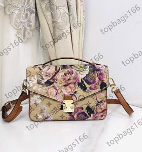 M21238 M40780 Kleur schilderen Messenger Bag Fashion Metis Schouder Crossbody Pakket voor vrouwen koppeling Handtas Lederen avondpakketten Tote