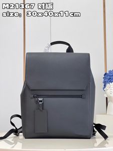 M21367 nueva mochila para hombre, mochila escolar de alta calidad hecha de material de piel de cof, la capacidad de la bolsa es muy grande para salir, artefacto esencial, práctico y atractivo