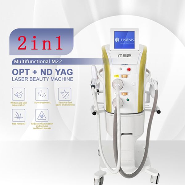 M22 2 en 1 IPL Épilation Machine super photon Laser opt enlever les cicatrices dispositif d'acné équipement de salon de beauté