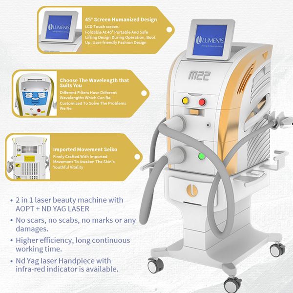 M22 Laser Machine multifonction lumenis M22 IPL OPT Laser épilation Machine rajeunissement de la peau machine lumenis