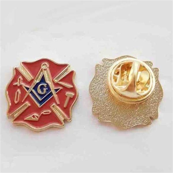 M226 10 pièces maçonnique Lodge pompier Service d'incendie premier répondant épinglette maçonnerie broches pièce épingle badges sur