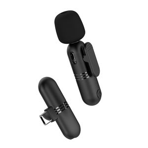 Microphone Lavalier sans fil M23, Mini micro sans fil Plug-Play pour YouTube Facebook flux en direct TikTok enregistrement vidéo Vlog