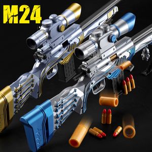 M24 Speelgoed Geweren Zachte Kogel Shell Uitgeworpen Pistool Geweer Sniper Handleiding Schuim Darts Blaster Schieten Speelgoed Voor Acults Kinderen jongens Outdoor Games
