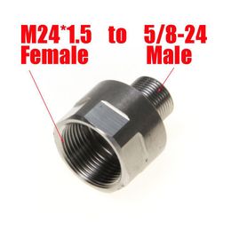 M24X1.5 vrouwelijk naar 5/8-24 mannelijk roestvrijstalen draadadapter brandstoffilter M24 Ss voor Napa 4003 Wix 24003 Soent Trap Screw Drop Lever Dhb4A