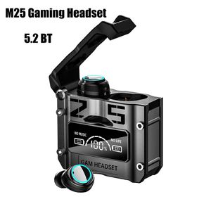 M25 casque Bluetooth sans fil TWS casque de jeu nouveau Design réduction du bruit écouteurs étanches contrôle tactile écouteurs