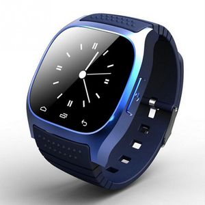 Reloj inteligente M26 a prueba de agua Bluetooth LED Alitmeter reproductor de música podómetro reloj de pulsera inteligente para Android Iphone reloj de teléfono inteligente PK DZ09 U8