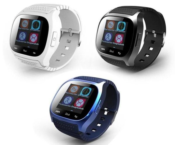 M26 montre intelligente étanche Bluetooth LED alitmètre lecteur de musique podomètre Bracelet intelligent pour Android Iphone téléphone intelligent meilleur Tha9649090