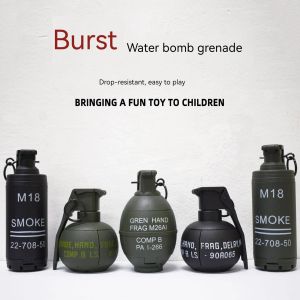 M26a2 M18 faux jouet de grenade lanceur de boule de gel simulation de réutilisation d'éclatement de bombe à eau jouet pour enfants matériau en nylon Cs pour accessoire de jeu en plein air de 6 mm à 8 mm cadeaux amusants pour enfants adultes