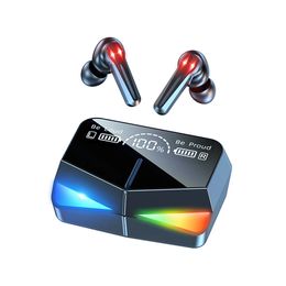 Auriculares inalámbricos M28 Bluetooth con micrófono con cancelación de ruido auriculares internos para Android iPhone Gaming auriculares
