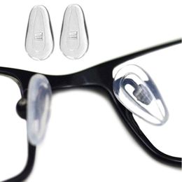 M2EA 25 paires / lot Lot Silicone lunettette à lunettes Airbag Soft Nasing Taft sur les verres de pavé à nez Massage des soins de santé outil antidérapant pour les lunettes de soleil