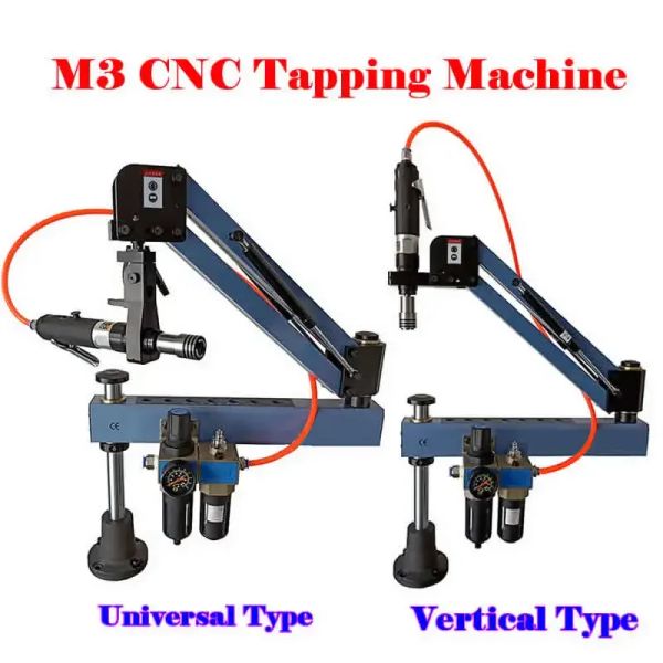 M3-M16 CNC Automatique pneumatique Totting Drilling Machine Air Machine Pneumatique Tappeur Tapp