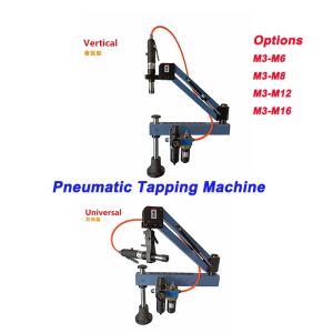 M3-M16 CNC Automatische pneumatische tapmachine Luchtdraadmachine Universele verticale tappergereedschap Universele kop met Chucks