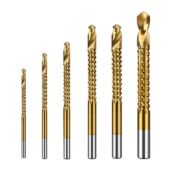 M3 / M4 / M5 / M6 / 6,5 m / 8m Bit de forage cobalt Vis spirale Métrique Composite Tap Bit de forage Twist Twist Drill Bit Bit Set Forling Tools