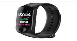 M3 Plus Sports bracelets intelligents montre fréquence cardiaque surveillance de la pression artérielle étanche Bracelet intelligent Bracelet Men039s Women07492247