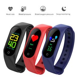 M3 Smart Band couleur écran LCD Fitness Tracker Bracelet IP67 bracelets étanches moniteur de sommeil de fréquence cardiaque pour IOS Android4197591