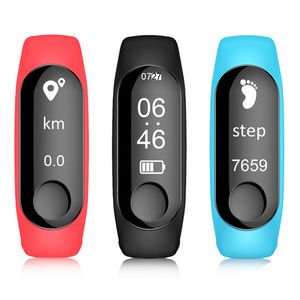 M3 pulsera inteligente reloj presión arterial Monitor de ritmo cardíaco relojes inteligentes Fitness Tracker reloj de pulsera para Android IOS bandas reloj