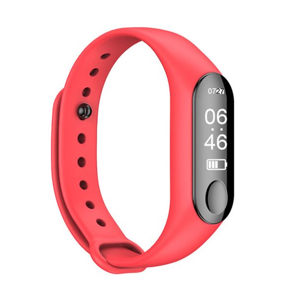 M3 Bracelet intelligent montre pression artérielle moniteur de fréquence cardiaque Smartwatch Fitness Tracker montre-bracelet intelligente pour Android IOS iPhone montre de téléphone