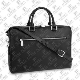 M33441 PORTE DOCUMENTEN BACKS TAGS TAGS AFFACE TRIDDAS COMPUTER TAG TOTE MEN MENSCHAKKEN LUXURE DESIGNER TOTE Handtas Handtas Top Kwaliteit Pak Pouch Snelle levering