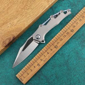 M390 Blade Tactical Folding Mes Titanium Alloy Blade Camping Pocket Hunting Outdoor Survival Kitchen EDC Tool
