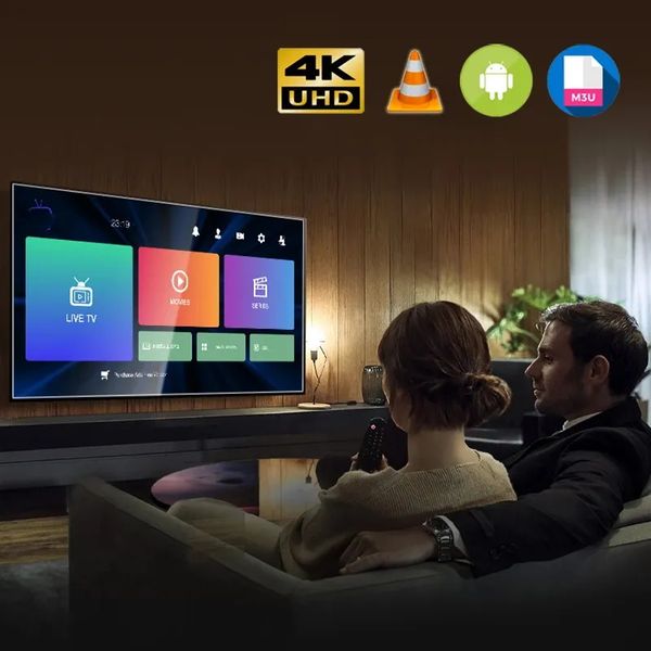 M3U 4K HD Smart TV Parts pour Android APK iOS Europe France PROTECTOR D'UN an Garantie de qualité Test gratuit