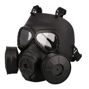 Masque à gaz M40 à Double ventilateur, filtre CS, casque De Paintball, capacités tactiques De l'armée, garde De Motociclista FMA Cosplay12583