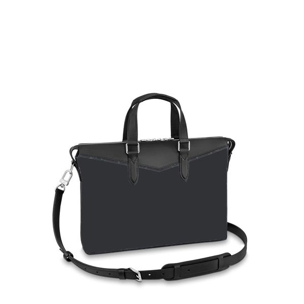 M40566 Mistique Explorateur Designer Men Sac Sac d'origine veau-couches Noir lettre de fleur de fleur