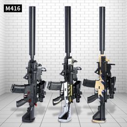 M416 Elektrische Automatische Geweer Water Kogel Bom Gel Sniper Speelgoed Pistool Blaster Pistool Plastic Model Voor Jongens Kids Volwassenen schieten Gift