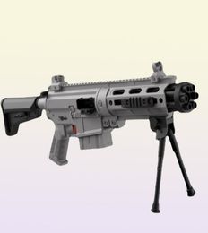 M416 Electric Manual 2 Modes Gatling Soft Bullet Toy Gun Blaster Launcher Modèle de tir Modèle de tire -rieur Rifle Sniper pour adultes Kids5321311