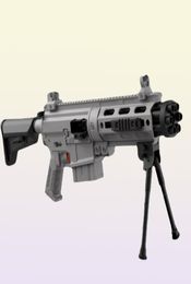 M416 Electric Manual 2 Modes Gatling Soft Bullet Toy Gun Blaster Launcher Modèle de tir Modèle de tire -rieur Rifle Sniper pour adultes Kids3308476