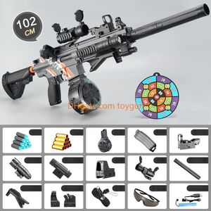 M416 QBZ Electric Manual 2 Modi Modi Rifle Sniper Soft Bullet Toy Gun Automatic Blaster Shooting Toy Launcher voor jongens Volwassenen CS Fighting