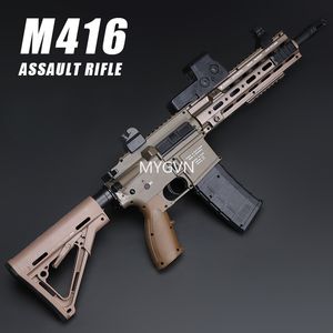 M416 Pistola de juguete de paintball de agua Manual eléctrico 2 modelos Blaster Rifle Sniper Pistola de paintball Modelo de disparo automático para adultos Niños CS Fighting
