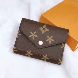 M41938 portefeuilles de mode sac fleur marron rosalie victorine portefeuille homme sacs à main designer porte-clés en cuir porte-carte de luxe porte-monnaie porte-carte porte-clés