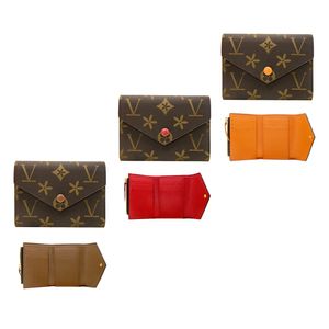 M41938 Rosalie Victorine portefeuille homme portefeuilles de créateurs sacs à main en relief pochette clé fleur marron porte-carte luxe femme cuir clé porte-monnaie porte-carte porte-clés