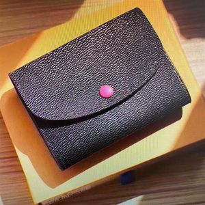 M41939 ROSALIE COIN Purse Mini Pochette Portefeuille courte Femmes compactes Cardiens de carte exotique Emilie Sarah Victorine S 41939286R