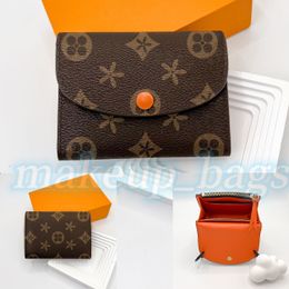 M41939 rosalie portemonnee portemonnee Kaarthouders mode meisje Luxe Designer Mannen Coin Pouchr Vrouwen Kaarthouder Echt Lederen portefeuilles kaartsleuf Sleutel Portemonnees handtas