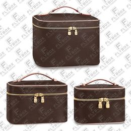 M42265 M44495 M44936 NICE Bag Bolsas de cosméticos Bolsas de artículos de tocador Bolsas de artículos de tocador Bolso de mano Bolso Tote Mujer Moda Diseñador de lujo Monedero de calidad superior Entrega rápida