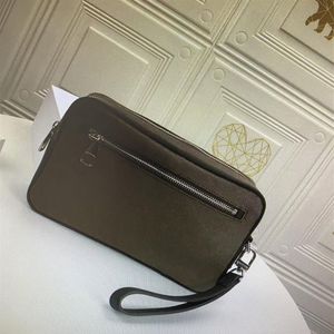 M42838 Kasai riem pols tas voor mannen Fashion Classic vrouwen gecoate canvas pols toilettaspakketten totes portemonnee handtassen vrouwen koppeling b2691