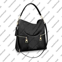 M44014 M44012 MeLIE dames schoudertas portemonnee reliëf generfd rundleer bekleding designer top handvat handtas tote254e