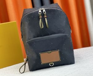 M45218 mode mannen en vrouwen Apollo rugzak Eclipse lederen handtas luxe designer klassieke schooltas schouderlaptoptassen student schooltas Zwarte bloem