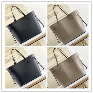 M45684/M41178/M40995 Totes Shopping Bag Never Full Checked Sacs à main de créateurs de luxe MM Femmes Sac à main en cuir véritable Fashion Grand concepteur de sacs à main en composite