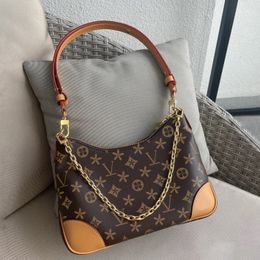 M45832 Brown flower shoulder Bags louvis pochette boulogne clutch bag Luxury tote Genuine leather Women handbags mans Designer classic evening crossbody hand bag