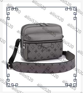 M46246 Sac à bandoulière pour hommes Designer de luxe Dark Vador pour hommes Ensemble de 3 pièces Sac messager Sac à bandoulière Sac à bandoulière Sac à main de mode Sac composite Sac à dos